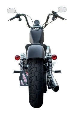 Accutronix Side Mount LED Light License Plate Frame For Harley Sportster 2004-2022 -Motorcycle Equip Shop accutronix side mount led light license plate frame for harley sportster20042014 3