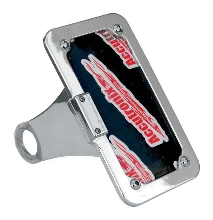 Accutronix Side Mount LED Light License Plate Frame For Harley Sportster 2004-2022 - Image 6
