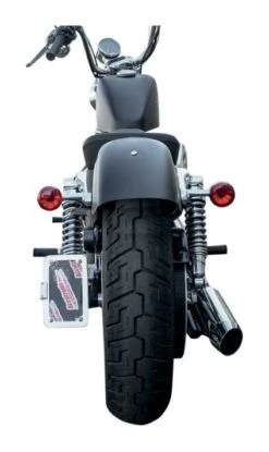 Accutronix Side Mount LED Light License Plate Frame For Harley Sportster 2004-2022 -Motorcycle Equip Shop accutronix side mount led light license plate frame for harley sportster20042014 7