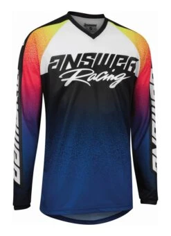 Answer Syncron Prism Jersey (XL) -Motorcycle Equip Shop answer syncron prism jersey reflex air pink hyper acid