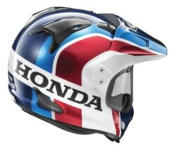 Arai XD-4 Africa Twin Helmet -Motorcycle Equip Shop arai xd4 africa twin helmet blue red white 2