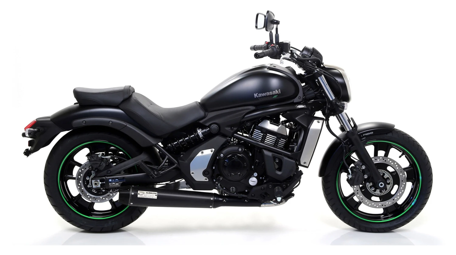 Arrow Rebel Full System Exhaust Kawasaki Vulcan S 650 2021-2022 3 Arrow Rebel Full System Exhaust Kawasaki Vulcan S 650 2021-2022