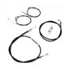 Baron Extended Cable Kit For Yamaha Bolt 2014 2" Over Stock / Black [Open Box] -Motorcycle Equip Shop baron extended cable kit for yamaha bolt20142 over stock black open box