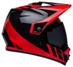 Bell Helmets Bell MX-9 Adventure Mips Dash Helmet -Motorcycle Equip Shop bell helmets mx9 adv mi dash black red 3