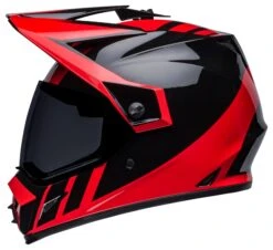 Bell Helmets Bell MX-9 Adventure Mips Dash Helmet -Motorcycle Equip Shop bell helmets mx9 adv mi dash black red 7