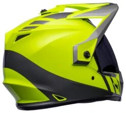 Bell Helmets Bell MX-9 Adventure Mips Dash Helmet -Motorcycle Equip Shop bell helmets mx9 adv mi dash hi viz yellow grey 4