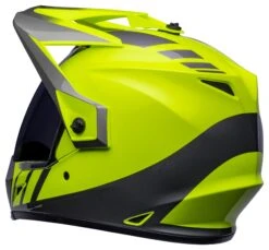 Bell Helmets Bell MX-9 Adventure Mips Dash Helmet -Motorcycle Equip Shop bell helmets mx9 adv mi dash hi viz yellow grey 6