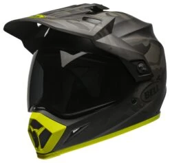 Bell Helmets Bell MX-9 Adventure Mips Stealth Helmet -Motorcycle Equip Shop bell mx9 adventure mips stealth helmet matte grey black hi viz yellow