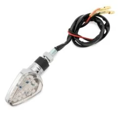 BikeMaster Arrow Head LED Turn Signals -Motorcycle Equip Shop bike master arrow head led turn signals chrome