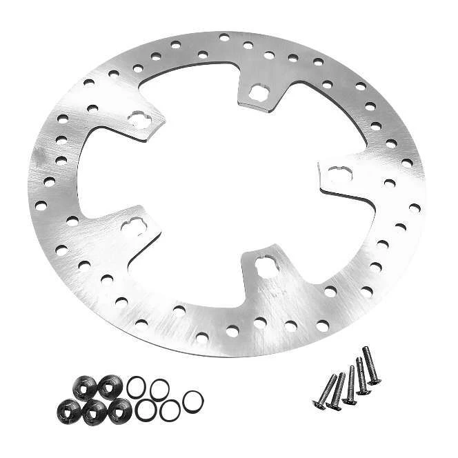 Biker's Choice Drilled Spoke Mount Front Brake Rotor For Harley Touring 2014-2023 3 Biker's Choice Drilled Spoke Mount Front Brake Rotor For Harley Touring 2014-2023