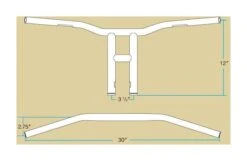 Biltwell Tyson XL 1 1/8" Handlebars -Motorcycle Equip Shop biltwell tyson xl114 handlebars 10