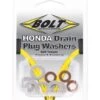 Bolt Hardware Honda CRF Drain Plug Washer Kit -Motorcycle Equip Shop bolt hardware crf drain plug washer kit