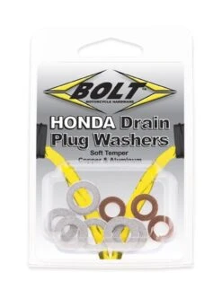 Bolt Hardware Honda CRF Drain Plug Washer Kit