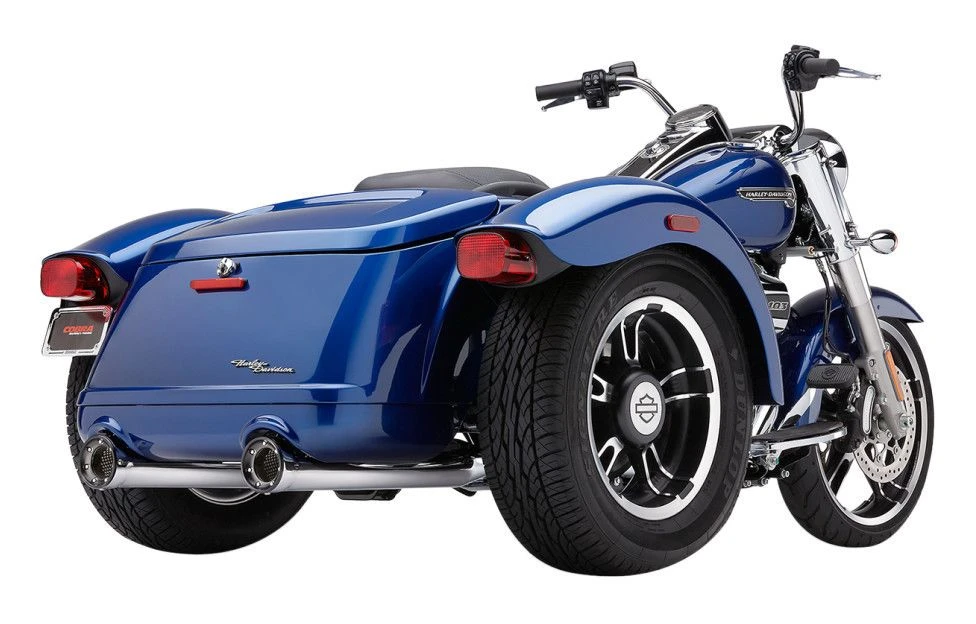 Cobra RPT Slip-On Mufflers For Harley Freewheeler 2015-2016 3 Cobra RPT Slip-On Mufflers For Harley Freewheeler 2015-2016