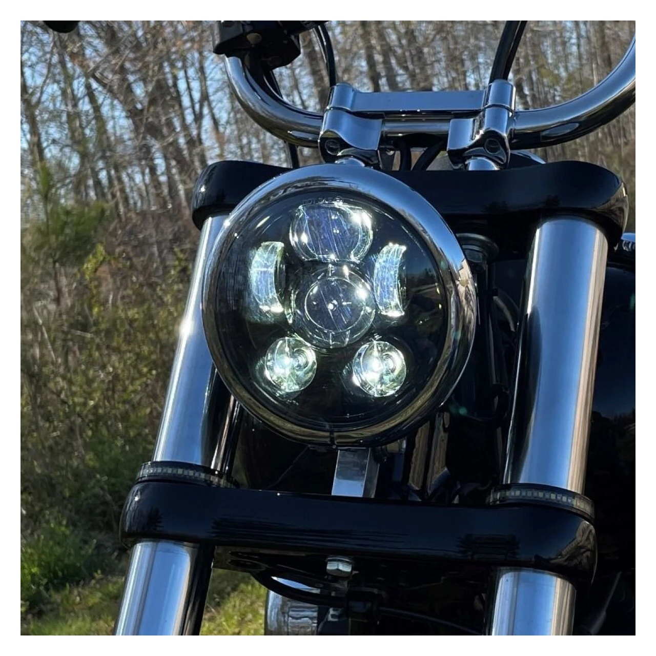 Custom Dynamics LED 5 3/4" Headlamp For Harley Dyna / Softail / Sportster 1986-2022 - Image 3