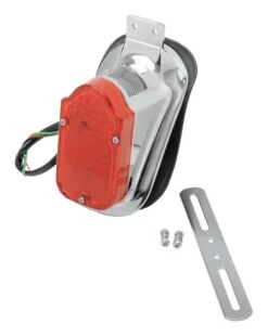 Drag Specialties Tombstone LED Taillight And License Plate Bracket
