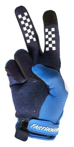 Fasthouse Air Cooled Elrod Glory Gloves -Motorcycle Equip Shop fasthouse air cooled elrod glory gloves electric blue 2