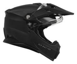 Fly Racing Trekker Helmet -Motorcycle Equip Shop fly racing dirt trekker helmet matte black 1