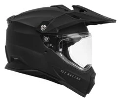 Fly Racing Trekker Helmet -Motorcycle Equip Shop fly racing dirt trekker helmet matte black 2