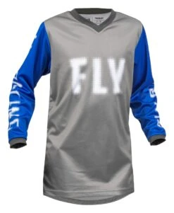Fly Racing Youth F-16 Jersey -Motorcycle Equip Shop fly racing youth f16 jersey grey red 2