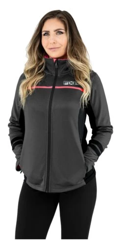 FXR Elevation Tech Women's Jacket -Motorcycle Equip Shop fxr elevation tech womens jacket black pink 4