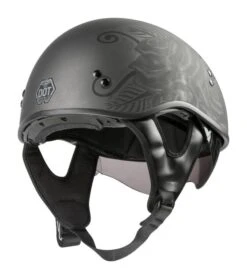 GMax HH65 Devotion Naked Helmet -Motorcycle Equip Shop g max hh65 naked devotion helmet black silver 4