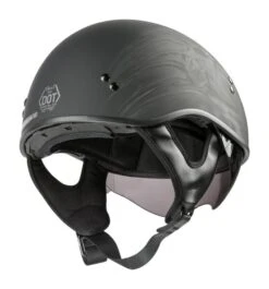 GMax HH65 Ritual Naked Helmet -Motorcycle Equip Shop g max hh65 naked devotion helmet matte black silver 3