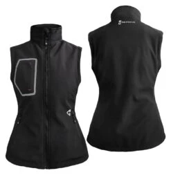 Gerbing 7V Torrid 2.0 Women's Softshell Heated Vest -Motorcycle Equip Shop gerbing7 v torrid20 womens softshell heated vest black 2