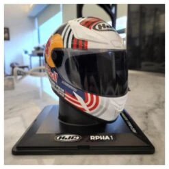 HJC Miniature RPHA 1N Limited Edition Red Bull Replica Helmet -Motorcycle Equip Shop hjc miniature rpha1 n limited edition red bull replica helmet 4