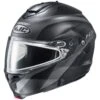HJC C91SN Taly Dual Lens Helmet -Motorcycle Equip Shop hjcc91 sn taly dual lens helmet black grey