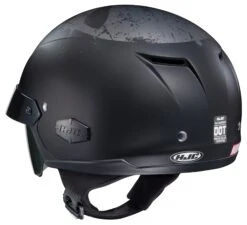 HJC IS-Cruiser Punisher Helmet -Motorcycle Equip Shop hjcis cruiser punisher helmet black grey 2