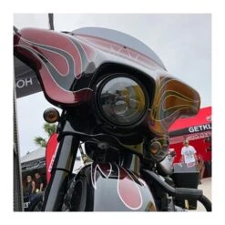 HogWorkz LED 7" Headlight For Harley 1994-2023 -Motorcycle Equip Shop hog workz led7 headlight for harley 4