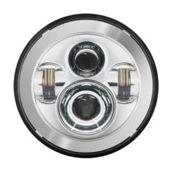 HogWorkz LED 7" Headlight For Harley 1994-2023 -Motorcycle Equip Shop hog workz led7 headlight for harley 5