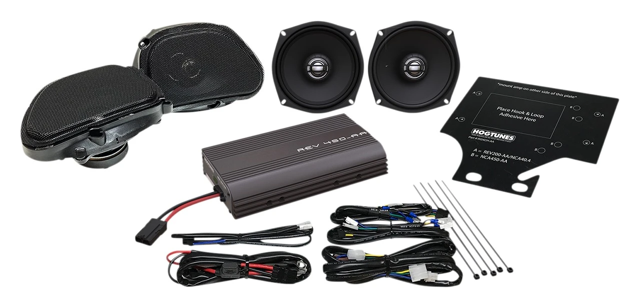 Hogtunes 200-Watt Amp And Speaker Kit For Harley Road Glide 2011-2013