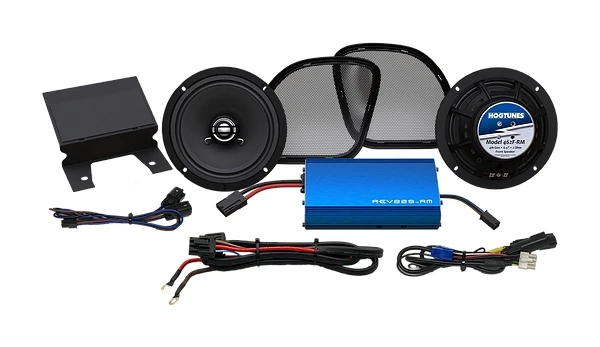 Hogtunes G4 REV Speaker And Amp Kit For Harley Road Glide 2015-2023
