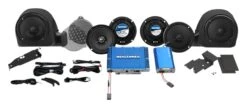 Hogtunes Quadcast 550 Watt Speaker And Amp Kit For Harley Touring 2014-2023