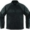 Icon Mesh AF CE Leather Jacket -Motorcycle Equip Shop icon mesh afce leather jacket black red