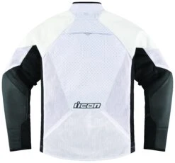 Icon Mesh AF CE Leather Jacket -Motorcycle Equip Shop icon mesh afce leather jacket white 1