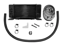 Jagg Horizontal Low Mount Oil Cooler Kit For Harley Touring 1984-2008