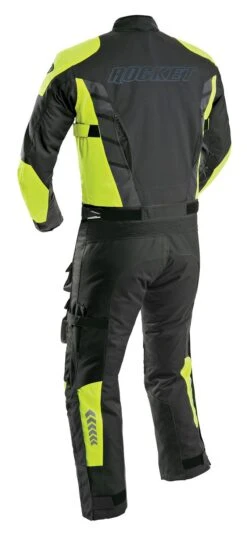 Joe Rocket Survivor Suit -Motorcycle Equip Shop joe rocket survivor suit black hi viz neon 1