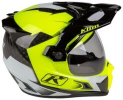 Klim Krios Pro Charger Helmet -Motorcycle Equip Shop klim krios pro charger helmet hi viz 1