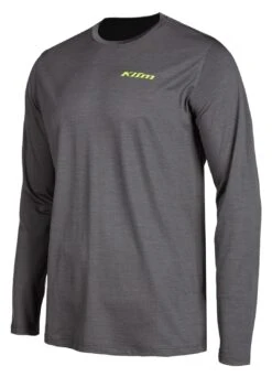 Klim Teton Merino Long Sleeve Shirt -Motorcycle Equip Shop klim teton merino wool long sleeve shirt asphalt