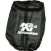 K&N Drycharger Air Filter Wrap - Round Tapered -Motorcycle Equip Shop kn round tapered drycharger air filter wrap black