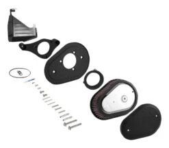 K&N Street Metal Flare Air Intake System For Harley 2017-2023 -Motorcycle Equip Shop kn street metal flare air intake system for harley touring20082013 6