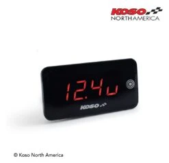 Koso Digital Super Slim Touchscreen Volt / Temperature Meter 9 Koso Digital Super Slim Touchscreen Volt / Temperature Meter -Motorcycle Equip Shop koso digital super slim touchscreen volt temperature meter 2
