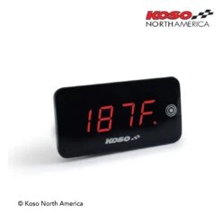 Koso Digital Super Slim Touchscreen Volt / Temperature Meter 10 Koso Digital Super Slim Touchscreen Volt / Temperature Meter -Motorcycle Equip Shop koso digital super slim touchscreen volt temperature meter 3