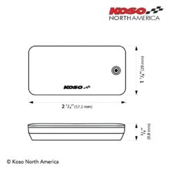 Koso Digital Super Slim Touchscreen Volt / Temperature Meter 11 Koso Digital Super Slim Touchscreen Volt / Temperature Meter -Motorcycle Equip Shop koso digital super slim touchscreen volt temperature meter 4