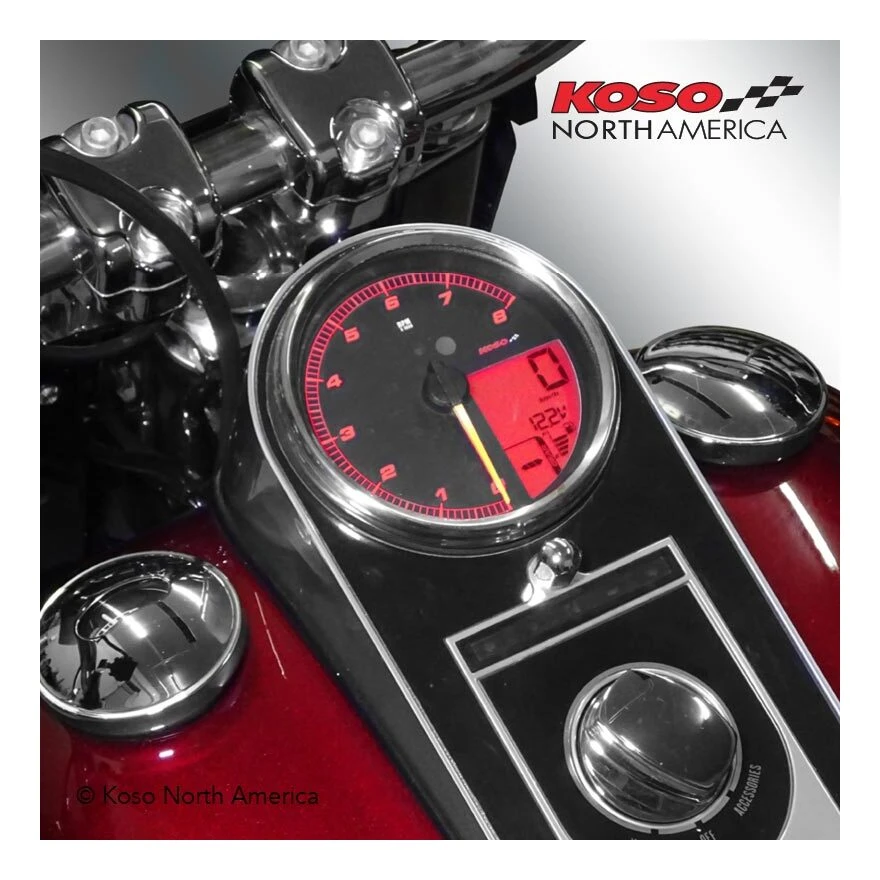 Koso HD-05 Multi-Function Tachometer/Speedometer For Harley 2004-2013 4 Koso HD-05 Multi-Function Tachometer/Speedometer For Harley 2004-2013 - Image 2