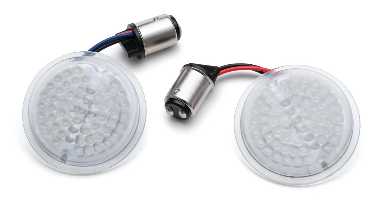 Kuryakyn LuminEZ LED Front Turn Signal Inserts For Harley 2000-2023 4 Kuryakyn LuminEZ LED Front Turn Signal Inserts For Harley 2000-2023 - Image 2