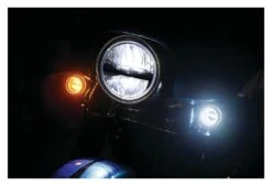 Kuryakyn LuminEZ LED Front Turn Signal Inserts For Harley 2000-2023 9 Kuryakyn LuminEZ LED Front Turn Signal Inserts For Harley 2000-2023 -Motorcycle Equip Shop kuryakyn lumin ezled front turn signal inserts for harley davidson 2